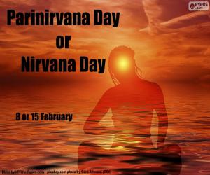 Puzzle Ημέρα Parinirvana ή Ημέρα Νιρβάνα